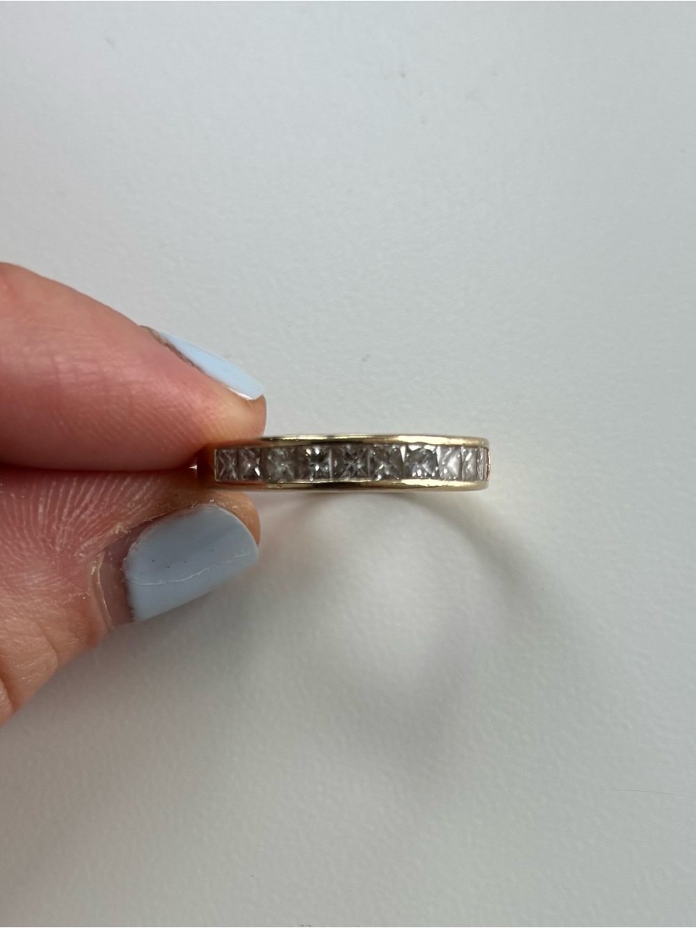 1ct Diamond Band, 14k Gold